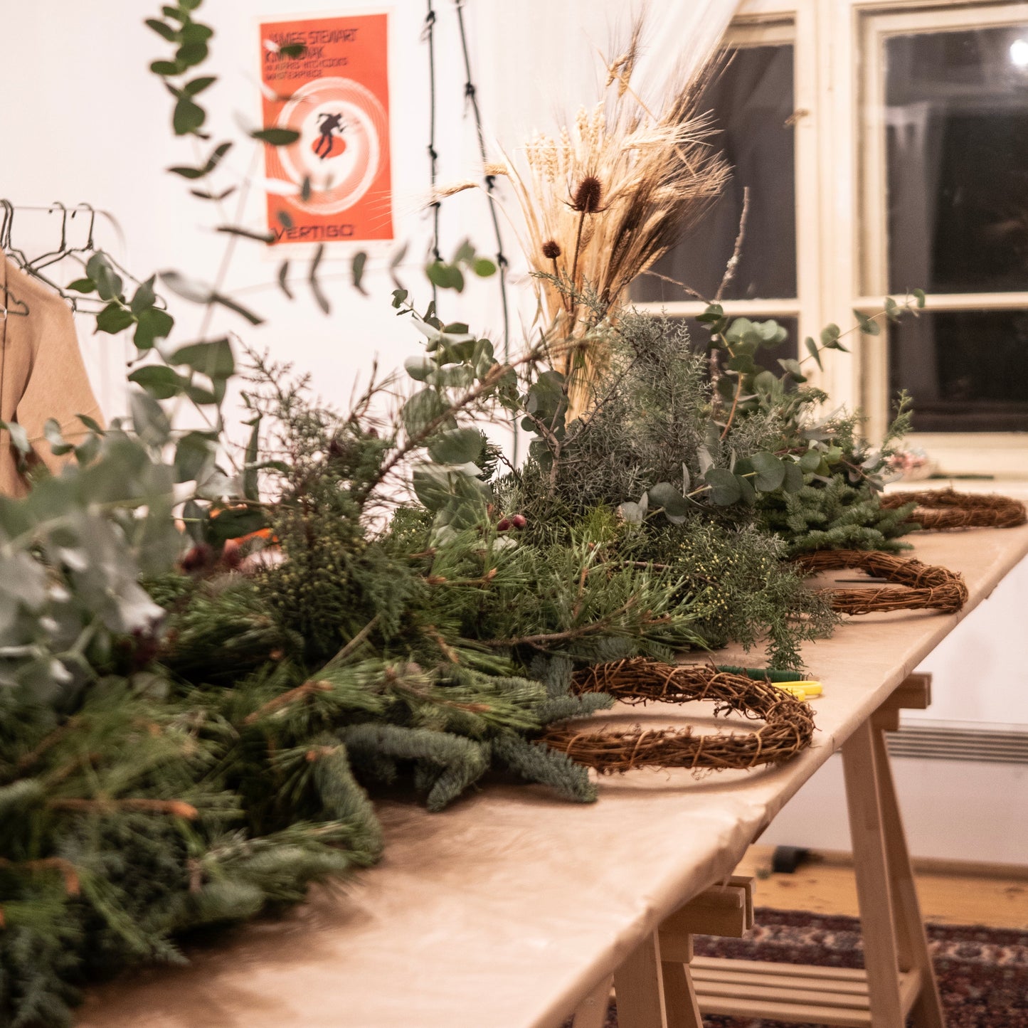 Работилница за коледен свещник