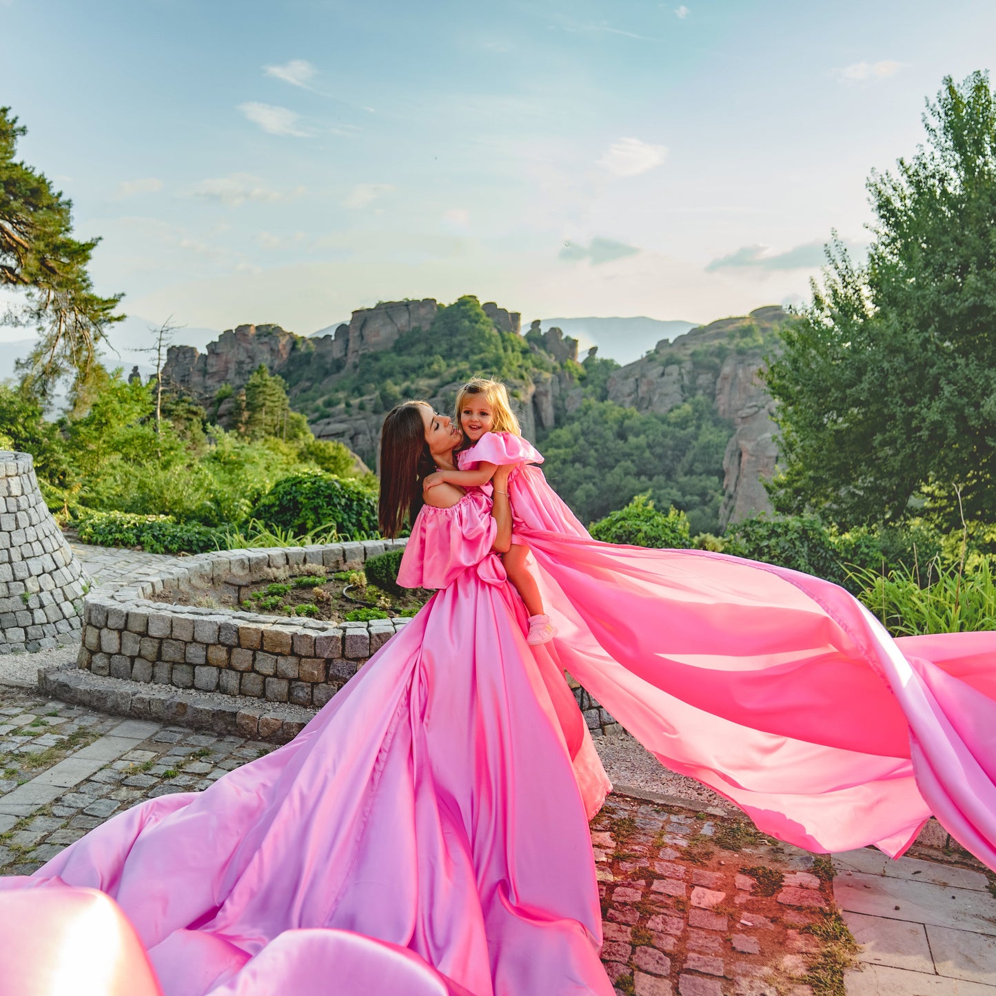 Flying dress фотосесия на Белоградчишките скали