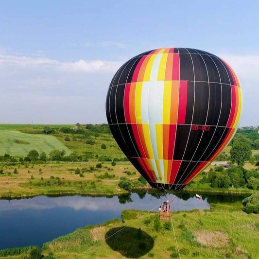Панорамно издигане с балон и заснемане
