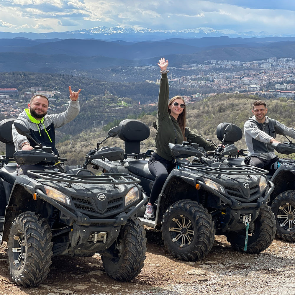 Офроуд приключение с туристически клас ATV - CF Moto 450cc. Велико Търново и Арбанаси
