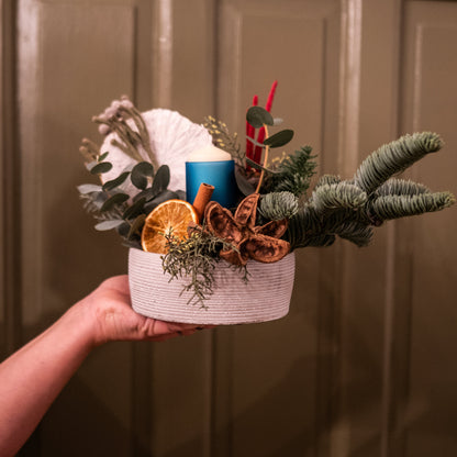 Работилница за коледен свещник