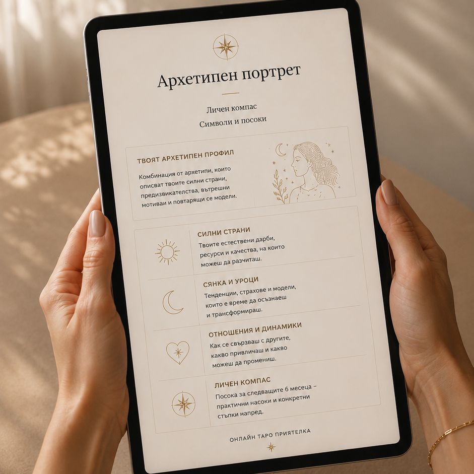 Архетипен портрет – персонален Таро анализ за себепознание