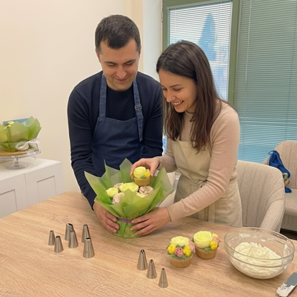 Създай сладък букет от кексчета - творческа работилница