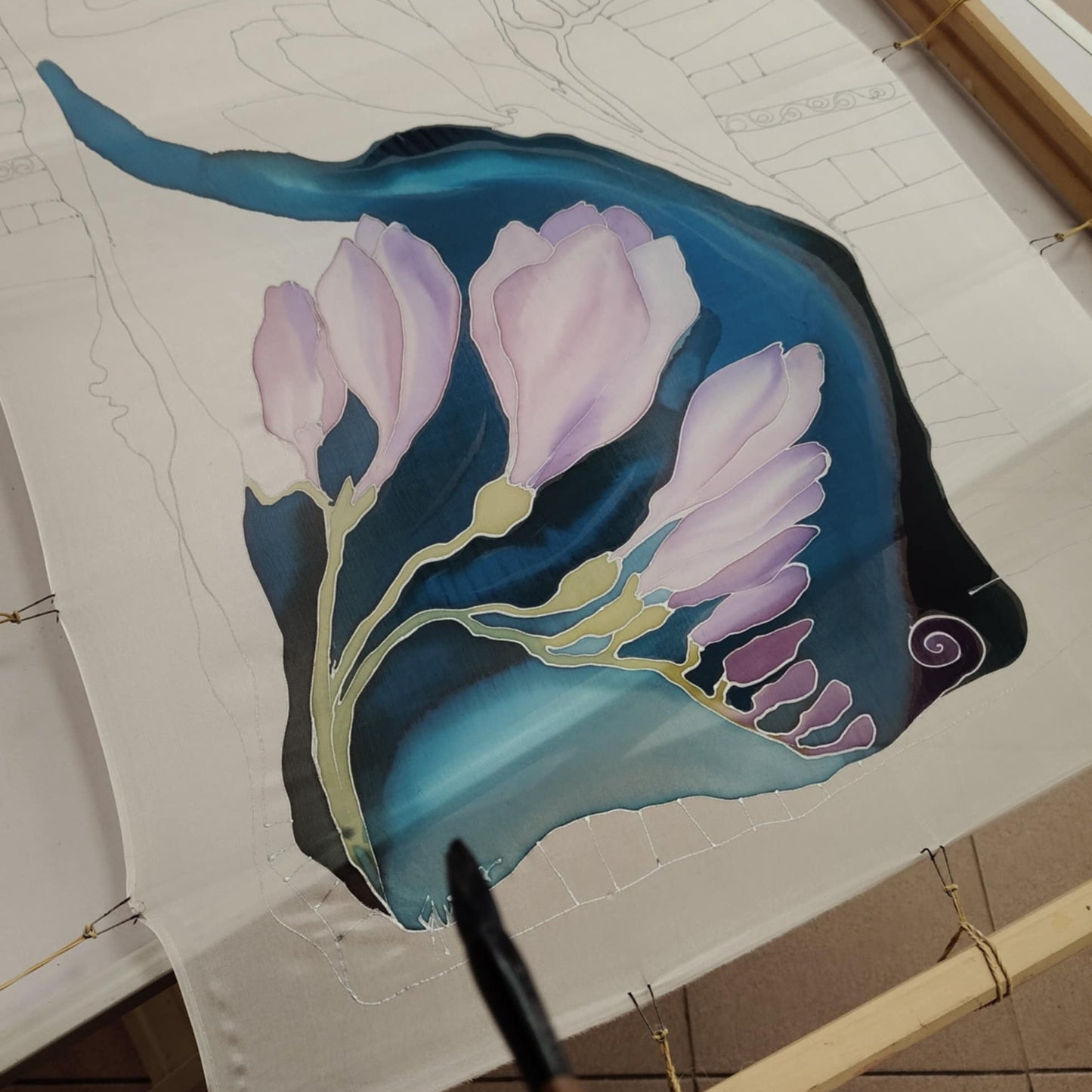 Работилница за рисуване върху коприна. Велико Търново