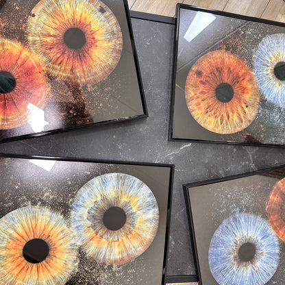 Очите, уловени като изкуство.  Ирисова фотография Русе