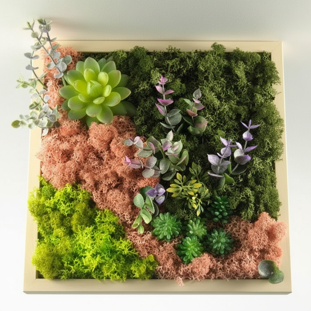 Уникални зелени картини от скандинавски мъх