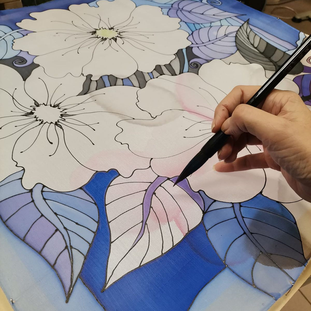 Работилница за рисуване върху коприна. Велико Търново