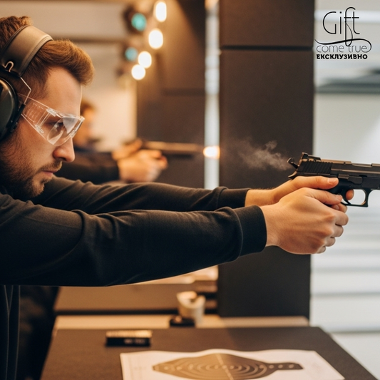 Стрелба с пистолет и пушка - с 5 вида оръжие, 65 патрона. София