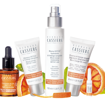 Детокс терапия за лице с червен портокал и гуа-ша масаж