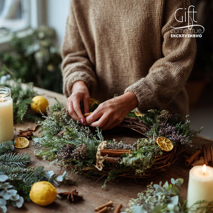 Покани Коледа у дома. Работилница за коледен венец