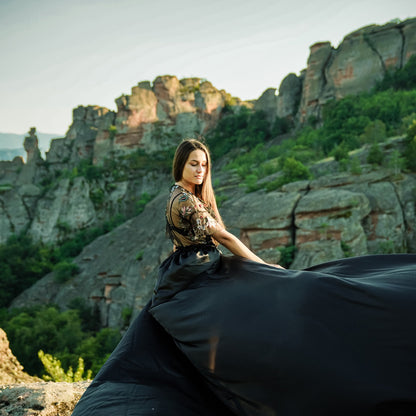 Flying dress фотосесия на Белоградчишките скали