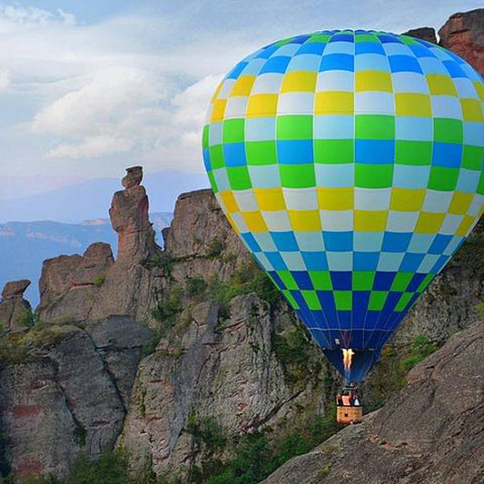 Свободен полет с балон, в група, над Белоградчишката крепост